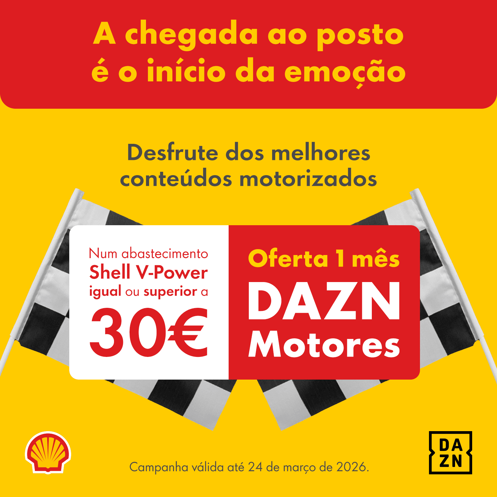 Saiba como ganhar 1 mês de subscrição DAZN Pack Motores